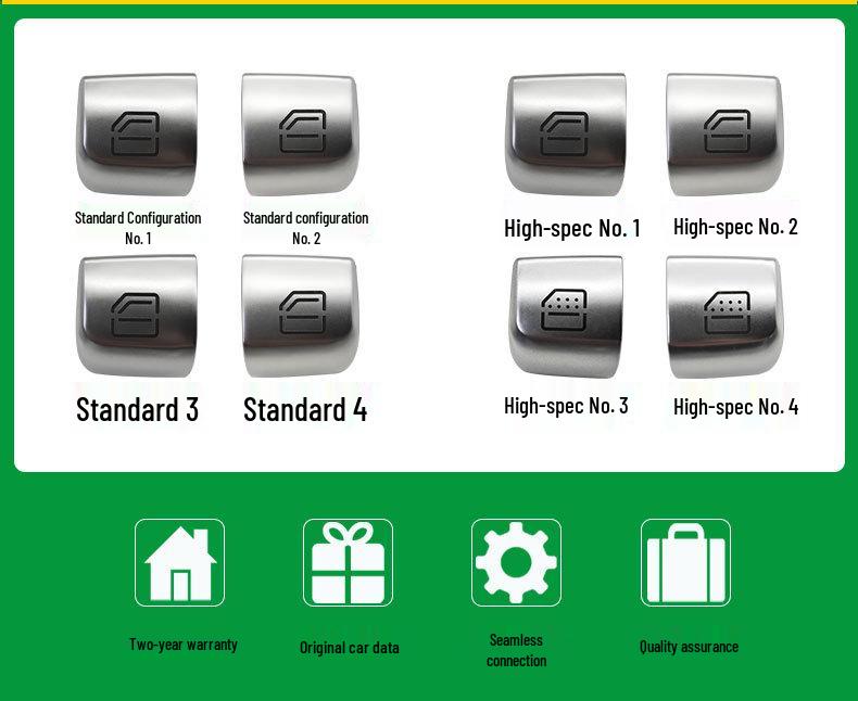 Mercedes-Benz E-Class W213 Electric Window Switch Button Cover