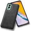 Für OnePlus Nord 2 5G PU-Leder+TPU+PC Handyhülle Retro Textur Sturzsichere Abdeckung