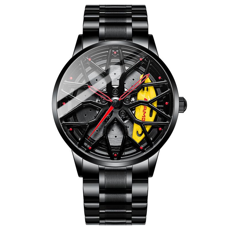 SVJ Wheel Watch Forged Hollow Watch Men's AMG 488 Hydraulic Men's Watch Quartz Watch