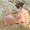 Seamless Wireless Comfortable Breathable Thin Push Up Bra For Young Girls