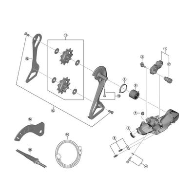 SHIMANO Σετ Άξονα [1]B