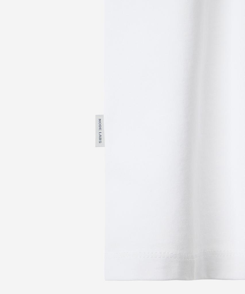 NODE LABS Dev:6 Ocean Graphic Short Sleeve T-Shirt_White