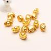 Sand Gold Spacer Beads: Color-Preserving, DIY Jewelry Accessory for Bracelets & Necklaces
