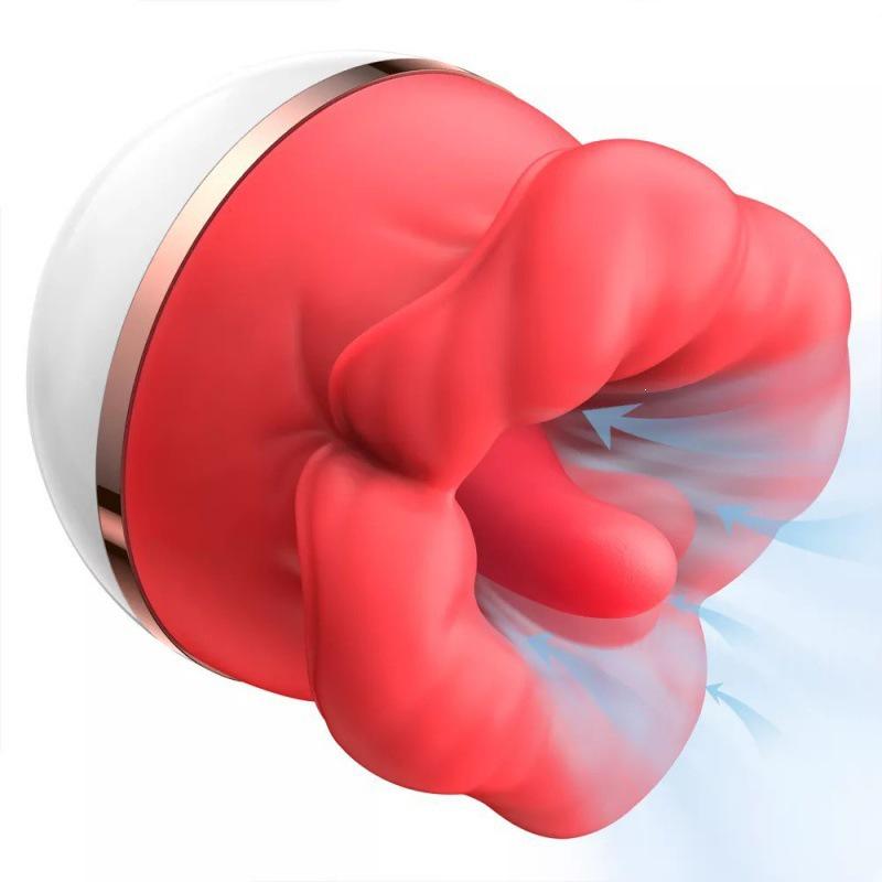 Red Lips Licking Vibrator: Tongue & Clitoris Stimulator