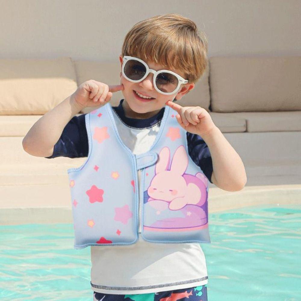 Anti Rollover Child Buoyancy Vest Adjustable Floating Vest Baby Swimming Jackets Child
