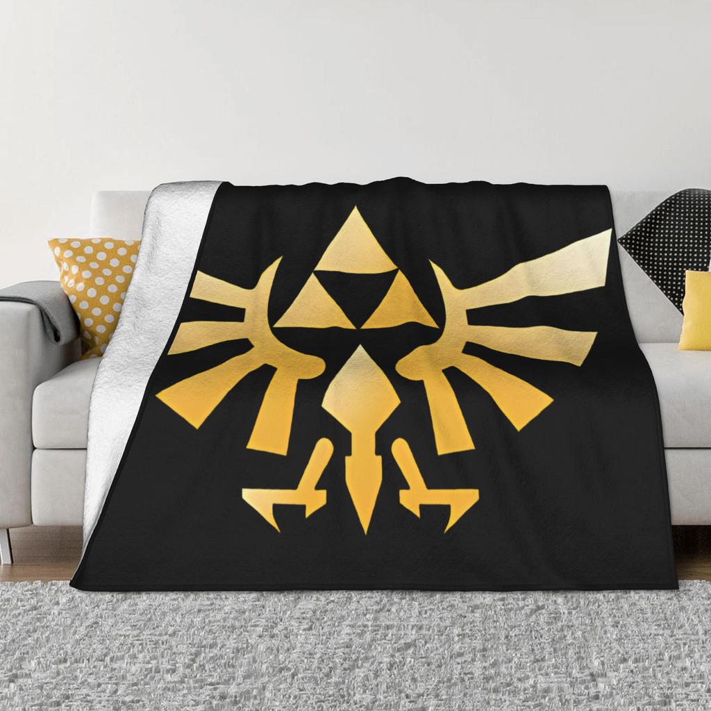 Z-Zelda Legends Fleece Throw Blanket Cartoon Game Anime Blanket for Bed Travel Super Warm Bed Rug Bedspread Sofa Plush Thin