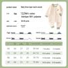 Newborn & Toddler Spring/Autumn Padded Butterfly Crawling Suit – Thick, Three-Layer Warmth for Outdoor Play