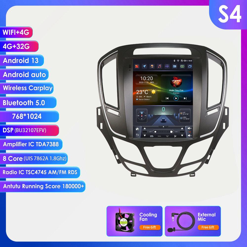 9.7inch Android 14 Car Radio Player for Opel Insignia Buick Regal 2014 - 2018 Carplay Auto Car Multimedia Stereo 7862 GPS
