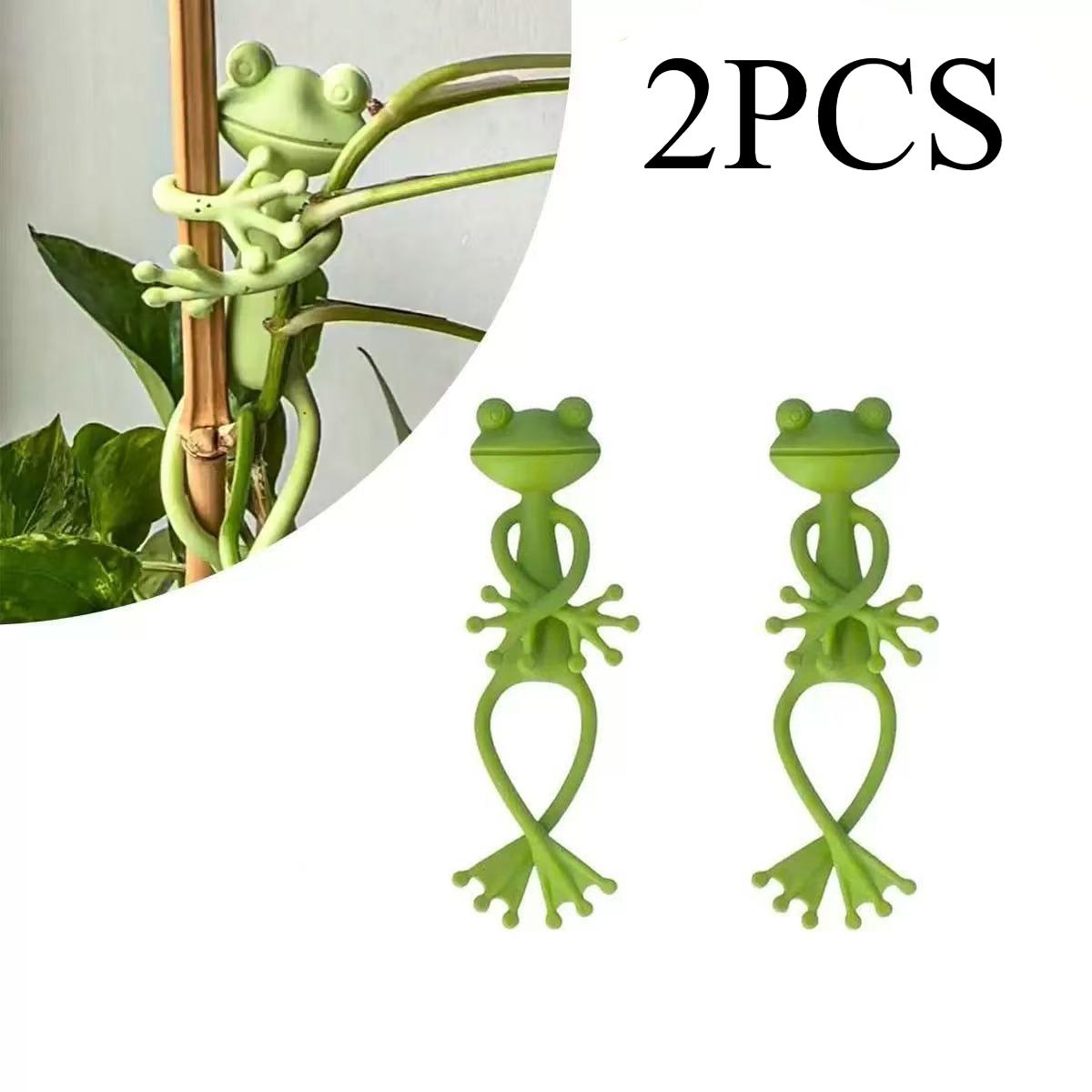 

5шт лягушка модель стойка для растений вьющаяся лоза фиксированная стойка украшение для дома украшение для растений имитация забавная