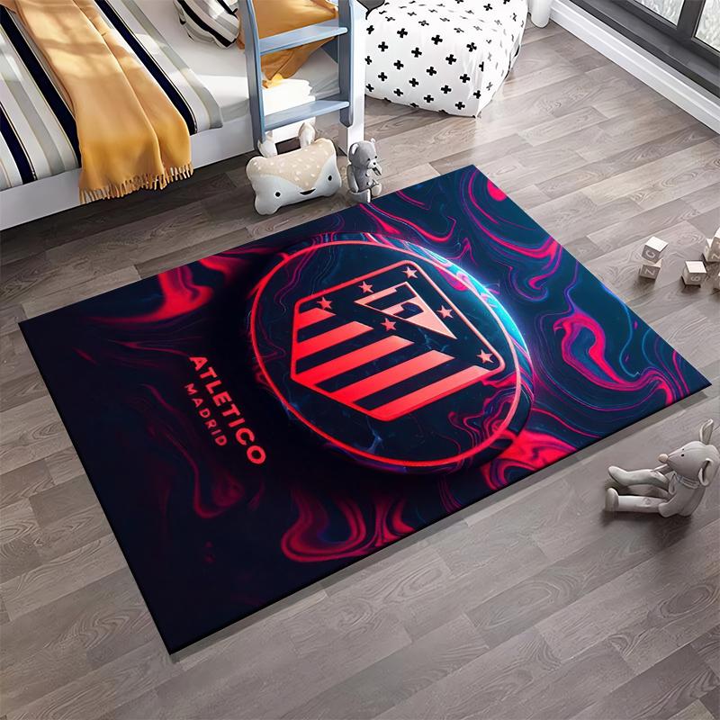 Atletico Madrid Designed floor mat, suitable as a non-slip mat for the living room or bedroom sofa