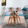 gift Bikini Bedding 3D Printing Beauty Quilt Cover Pillowcase 3/2 Family Bedroom Bedding Set Single Bed Full Size Men's Home Decoration