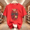 Vintage Summer Dragonfly TShirt Unisex Boho Floral Cottagecore Botanical Print T Shirts Casual Round Neck Cotton Short Sleeve Tops