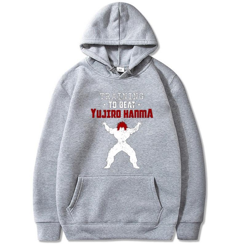 Japanese Animation The Grappler Hanma Baki Hoodies Men Long Sleeve Sweatshirts Women Harajuku Streetwear Pullovers Sudaderas