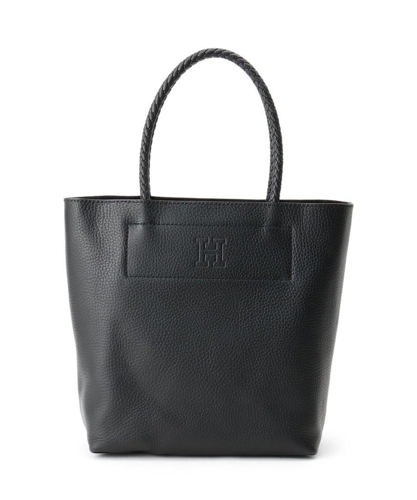 Hirofu Tote Bag Leather Tote Genuine Leather Black 01 [Chesta] Bag, Medium, (Product Number P25-30008) P2530008, Women's, (019)