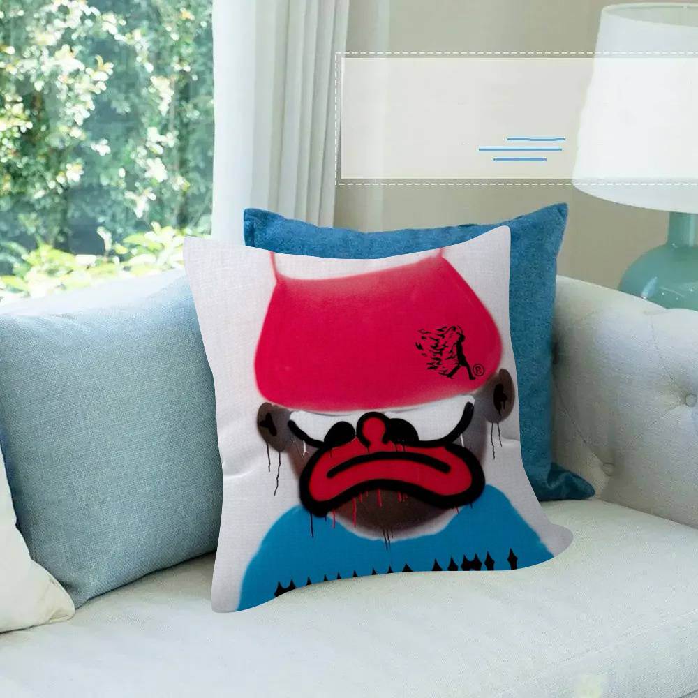 Anime olaolu slawn art Pillow Cushion Cover Pillowcase Living Room Sofa Home Decor Customized