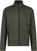 Jacket CMP Men's Melange Jacket Stretch Performance Fleece (30E9707) Oil Green Mel/nero