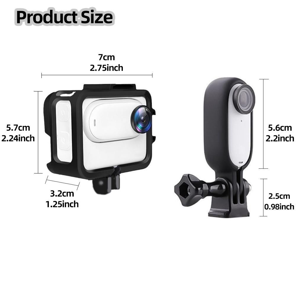 GO 3S Protective Frame Housing Case Cage For Insta360 GO 3S Action Camera Accessories