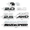 3D Metal Car Styling AWD 2.0 2.5 Emblem Car Rear Tail Trunk Sticker For  M3 M5 MAZDASPEED MS Badge Decal Front Grill Decor