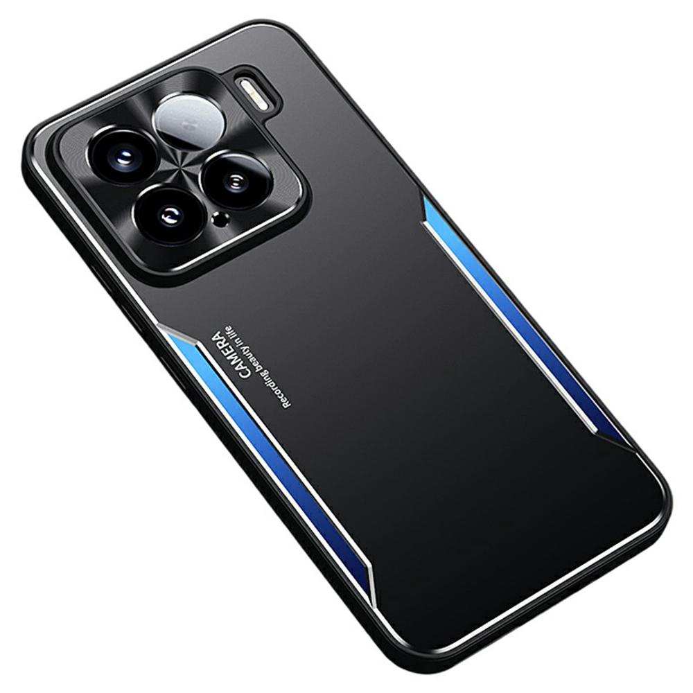 

Для Xiaomi 15 Чохол Алюмінієвий сплав+ТПУ Протиударний Чохол для телефону Blue