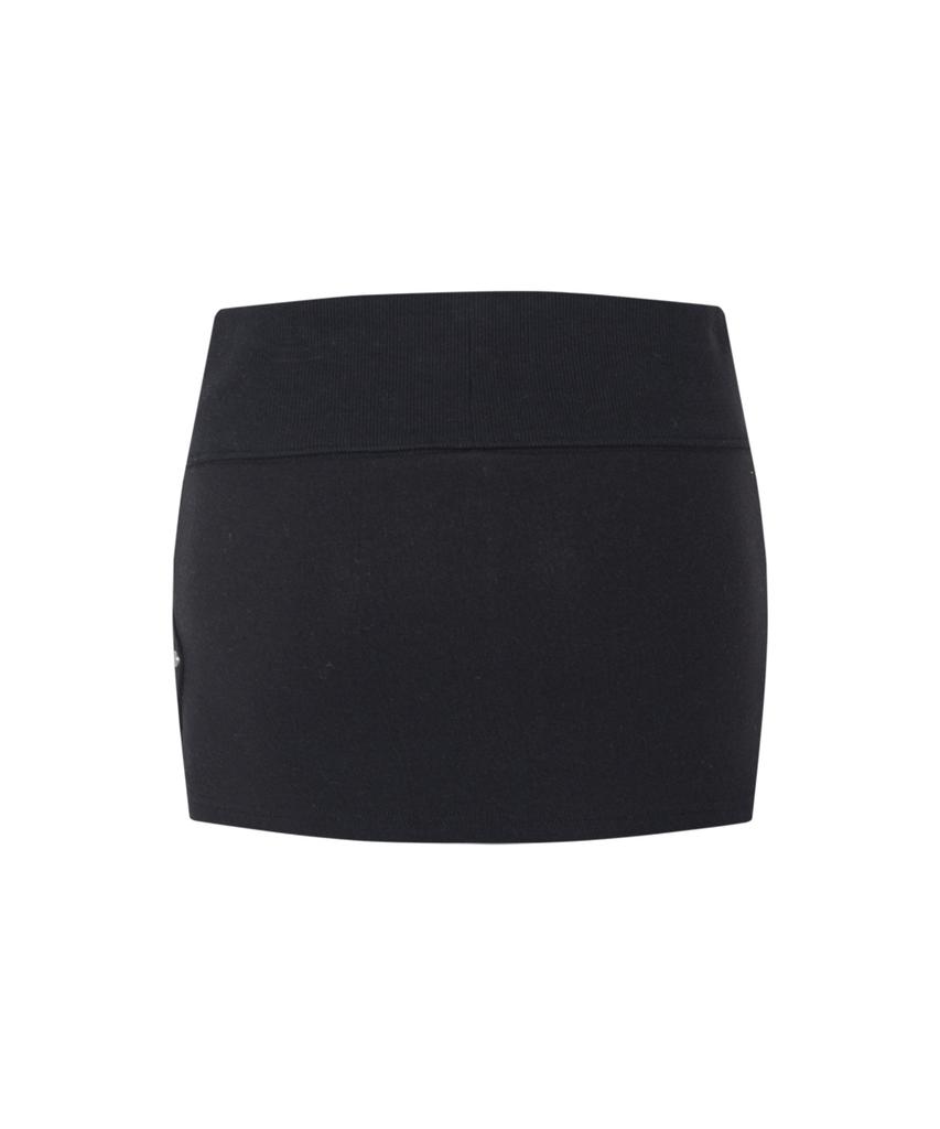 Peullijeunopallou Karena Side Pocket Mini Skirt (Black)