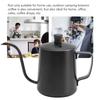 111ML Stainless Steel Gooseneck Drip Coffee Pot, Brewer with Lid & Hanging Handle