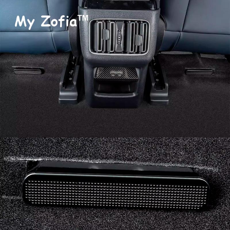 For BYD Seal U Sealion 6 Song Plus 2023 2024 2025 Car stainless steel Air Vent Cover Under Seat Air Conditioner Outlet Covers