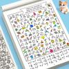 1pcs Colorful Activity Book – 1000+ Graphics, 32 Pages, Focus & Attention Exercises, Home School