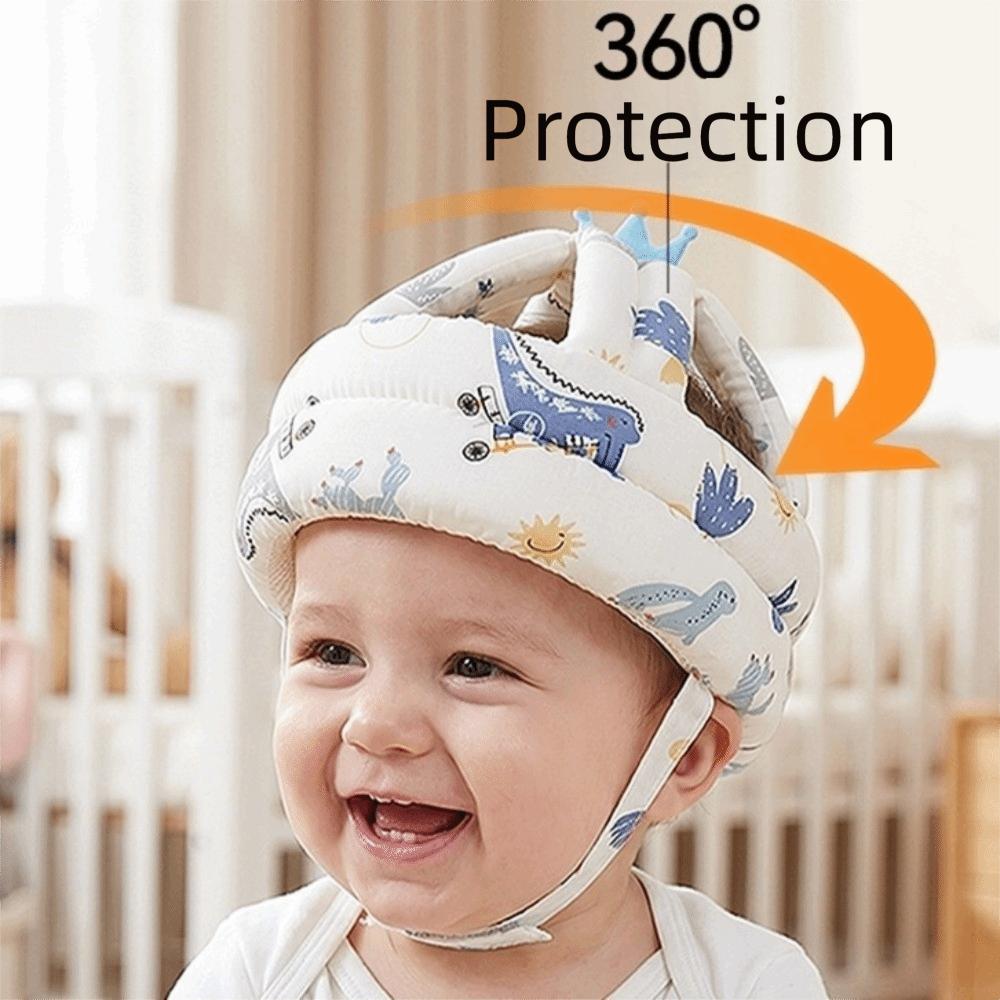 Breathable Mesh Baby Safety Helmet Soft Toddler Hat Practical Anti-Collision Helmet Walking