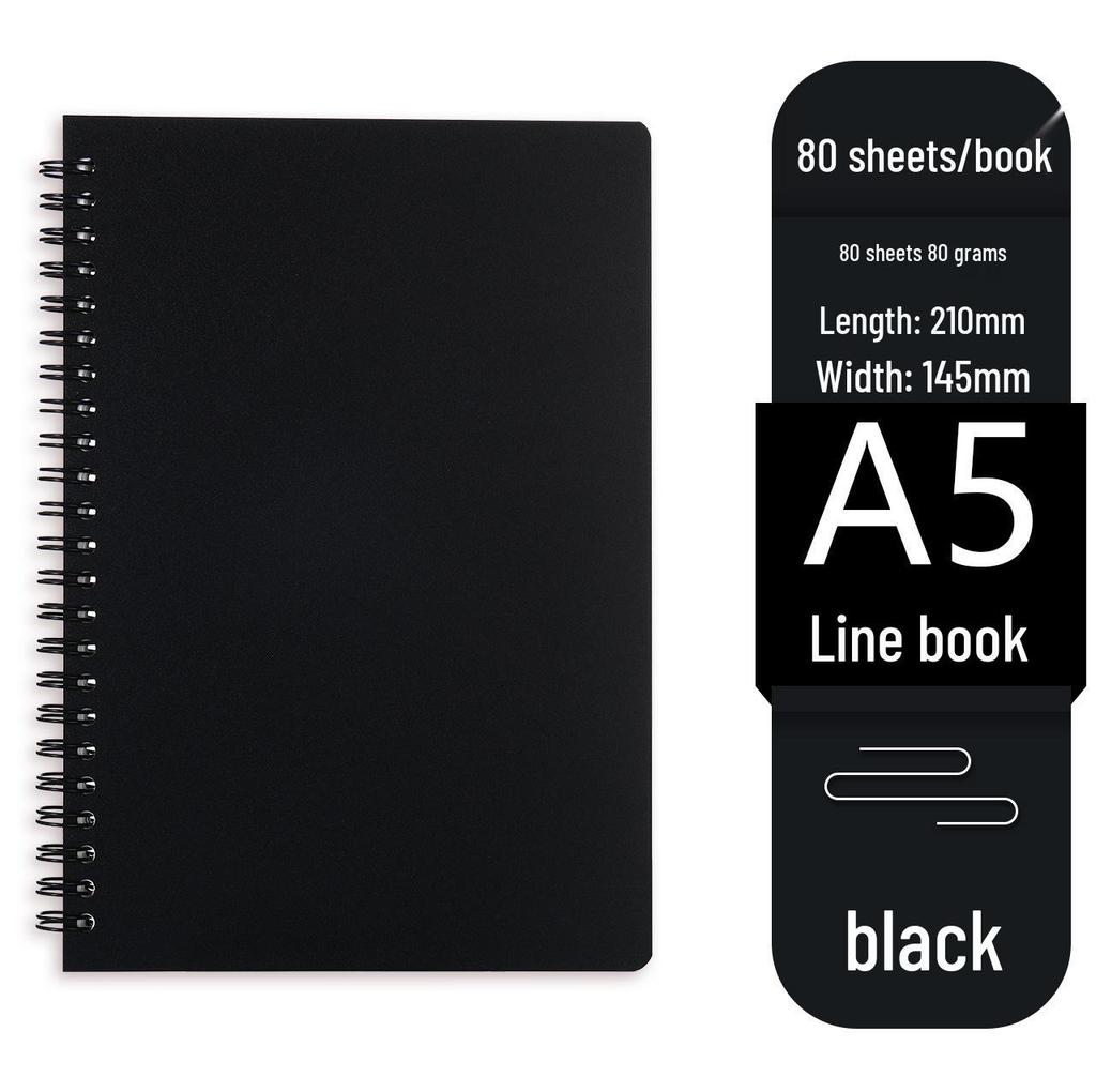 Minimalistisches A5 Schülerheft - Liniert