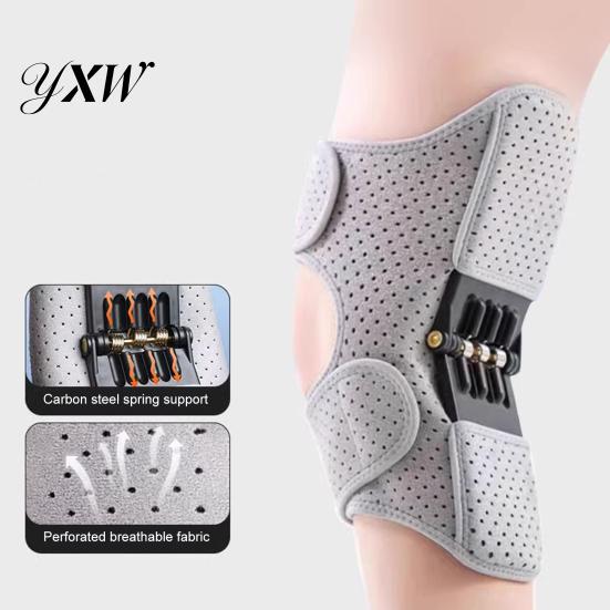 Adjustable Knee Strap Brace with Spring Support Butterfly Wing Straps Breathable Guard Non-slip Protector for Joint Stability Pain Relief