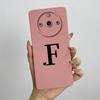 For Realme 11 Pro Case Realme 11 Pro + Plus Phone Case RMX3771 RMX3740 RMX3741 Cover Cute Initial Letters Skin Soft Matte Cover