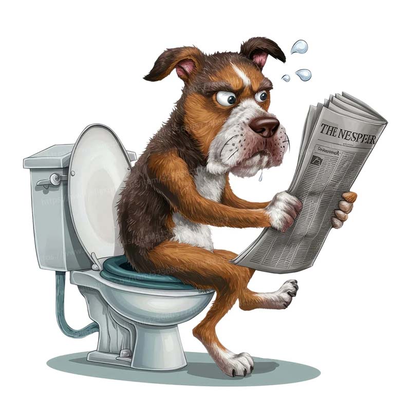 Funny Cat Dog Fox Tiger Animal on the Toilet Sticker Bathroom Toilet Cover Sticker Wall Sticker WC Home BathRoom Waterproof Decoration S353