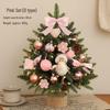 2024 Mini Christmas Tree with Lights: Stylish Tabletop Ornament for Home Decor