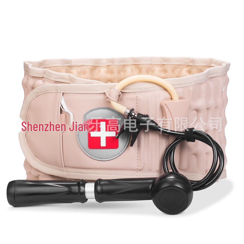 Inflatable Lumbar Support & Traction Belt for Elderly - Home Use Waist Care Device for Lumbar Muscle Strain