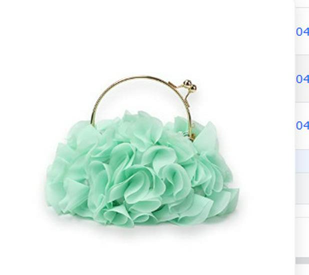 Elegante florale Clutch: Tasche für Braut-, Abend- und Cheongsam-Anlässe