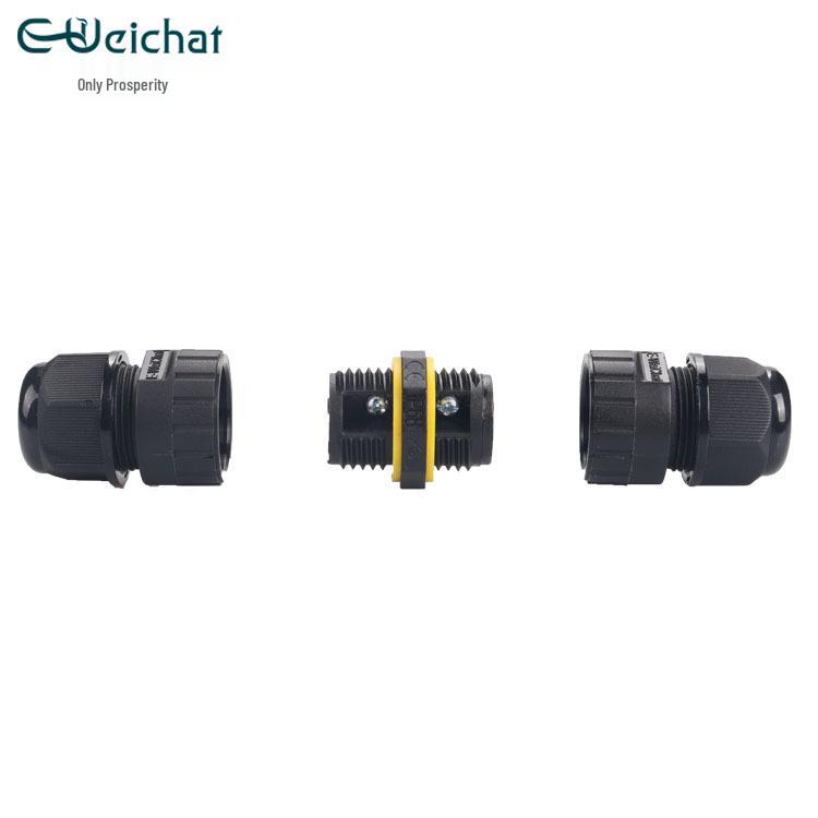 M16 Waterproof 2-Pin Inline Connector for Outdoor Lighting