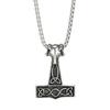 Stylish Fox Head Pendant Necklace For Men Vintage Trendy Hip Hop Jewelry For Couples And Students