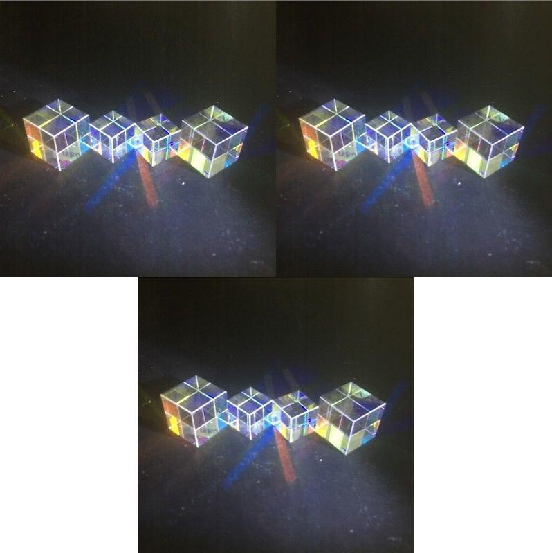 Sonnenfänger Prisma Würfel mit Brechlicht zum Verschenken und für die Heimdekoration