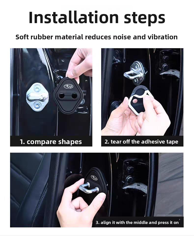 BODCA1 Anti-collision Car Door Lock Protection Cover For Chevrolet Onix Cruze Silverado Impala Equinox Malibu Tahoe Cobalt Camaro Trax