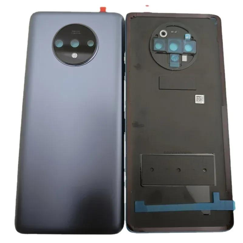 Glass Back Battery Cover Panel Housing Case Replacement Parts for OnePlus7T HD1901 HD1903 with Camera Lens