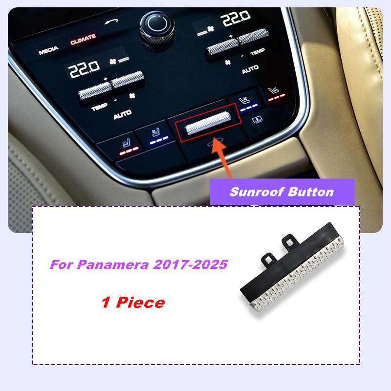 Car Central Console Air Conditioning AC Temperature Adjust Sunroof Switch Button Replecement For Porsche Cayenne Panamera Macan