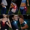 Three-Color LED Safety Armband with Personal Alarm for Night Running and Cycling
