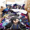 Schwarzer Beschwörer Bettwäscheset Einzelbett Twin Full Queen King Size Bettwäscheset Erwachsener Kind Schlafzimmer Bettbezug Sets Anime Parure De Lit Bett