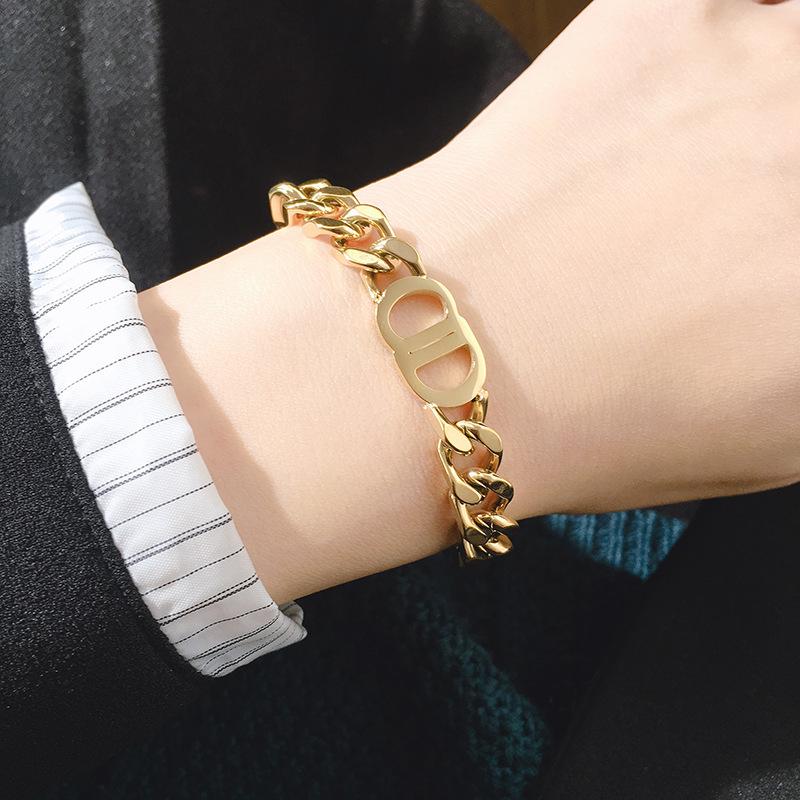 Europäischer und Amerikanischer Stil Klobige Kette Titanstahl Halskette Set