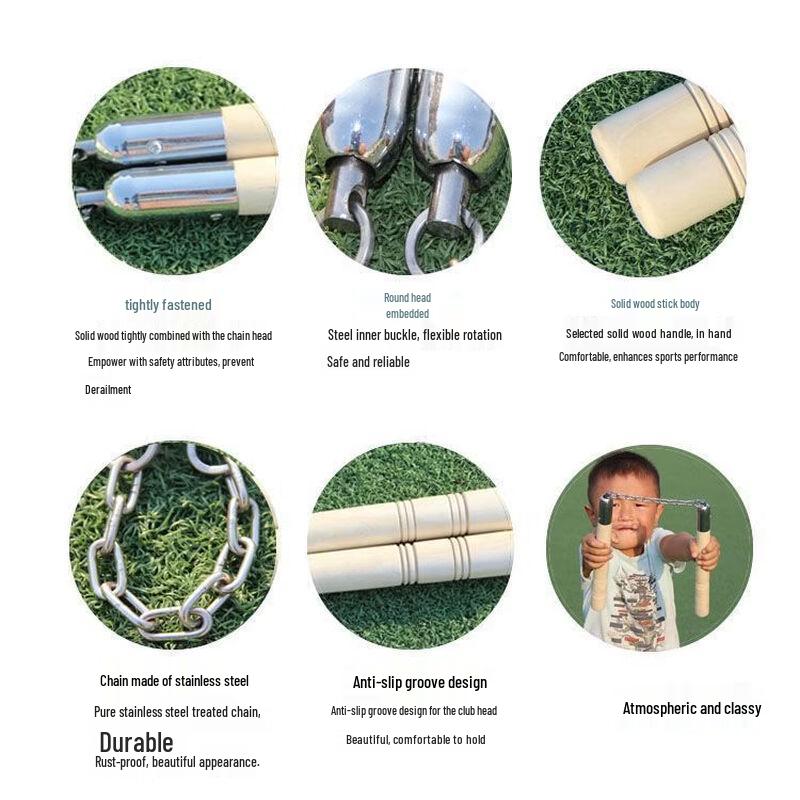 Aisheng Solid Wood Martial Arts Nunchaku