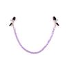Male Female Nipple Breast Restraint Bondage Flirting Metal Nipple Clamps with Chain Sex Clitoris Clip