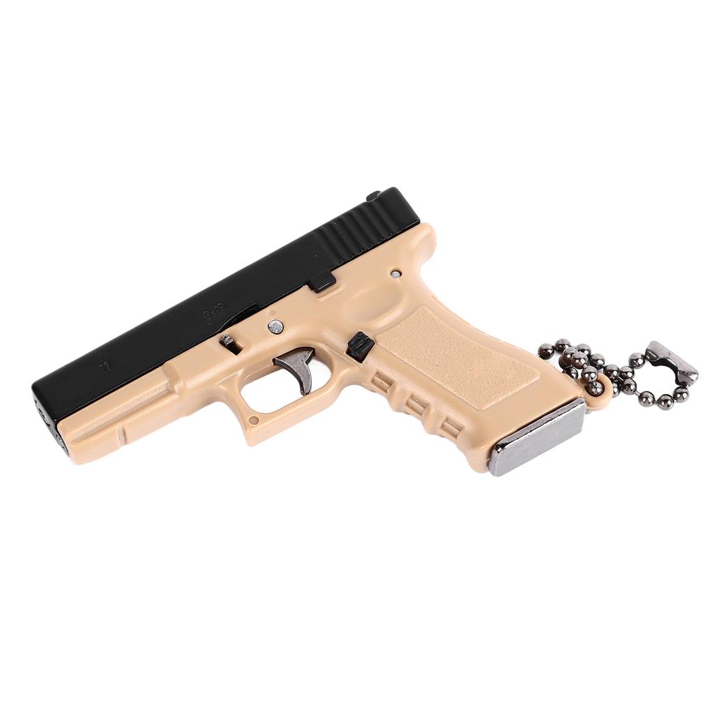 1:3 Scale G17 Keychain High Simulation Decoration Alloy G17 Model Key   for Daily Use