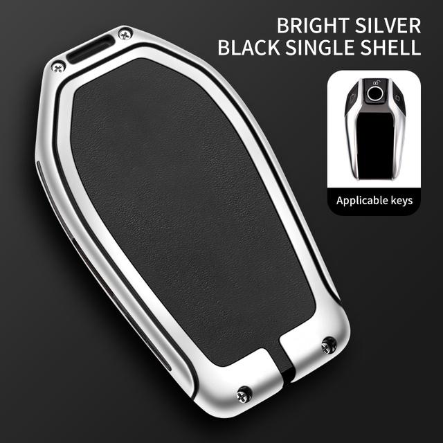 

Чехол для ключей из цинкового сплава со светодиодным дисплеем для BMW 5 7 серии X3 X4 X5 X7 G30 G05 G07 G02 G11 G12 G32 G31 I8, аксессуары