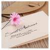 Geschenke handgemachte Grußkarten nationaler Trend kulturell und kreativ Retro Kraftpapier Trockenblumen Feiertagssegen Großhandel