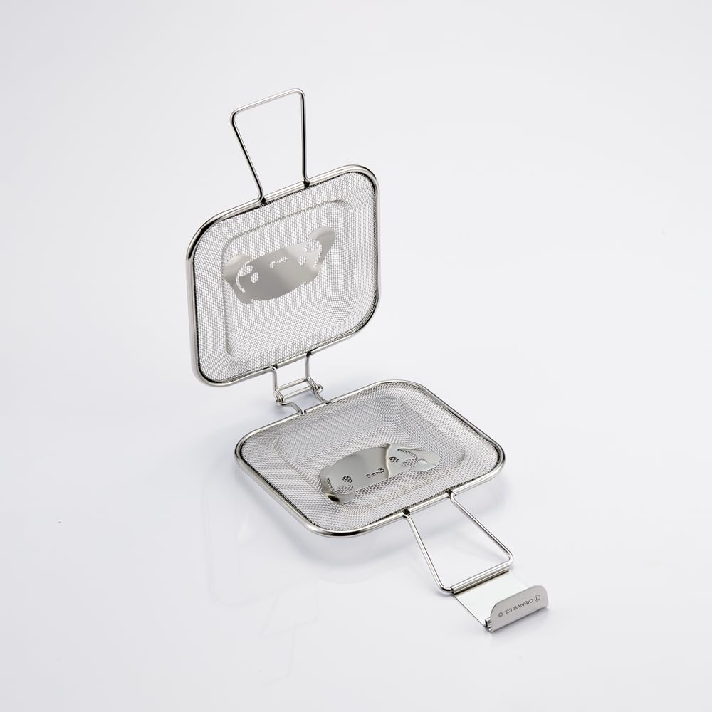 Skater Mesh Hot Sandwich Maker, Stand Type, for Toaster Ovens, Sanrio Cinnamoroll Design, KMHS1